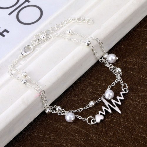 2020 NewFashion Silver Anklets Bracelet For Ankle Female Simulation