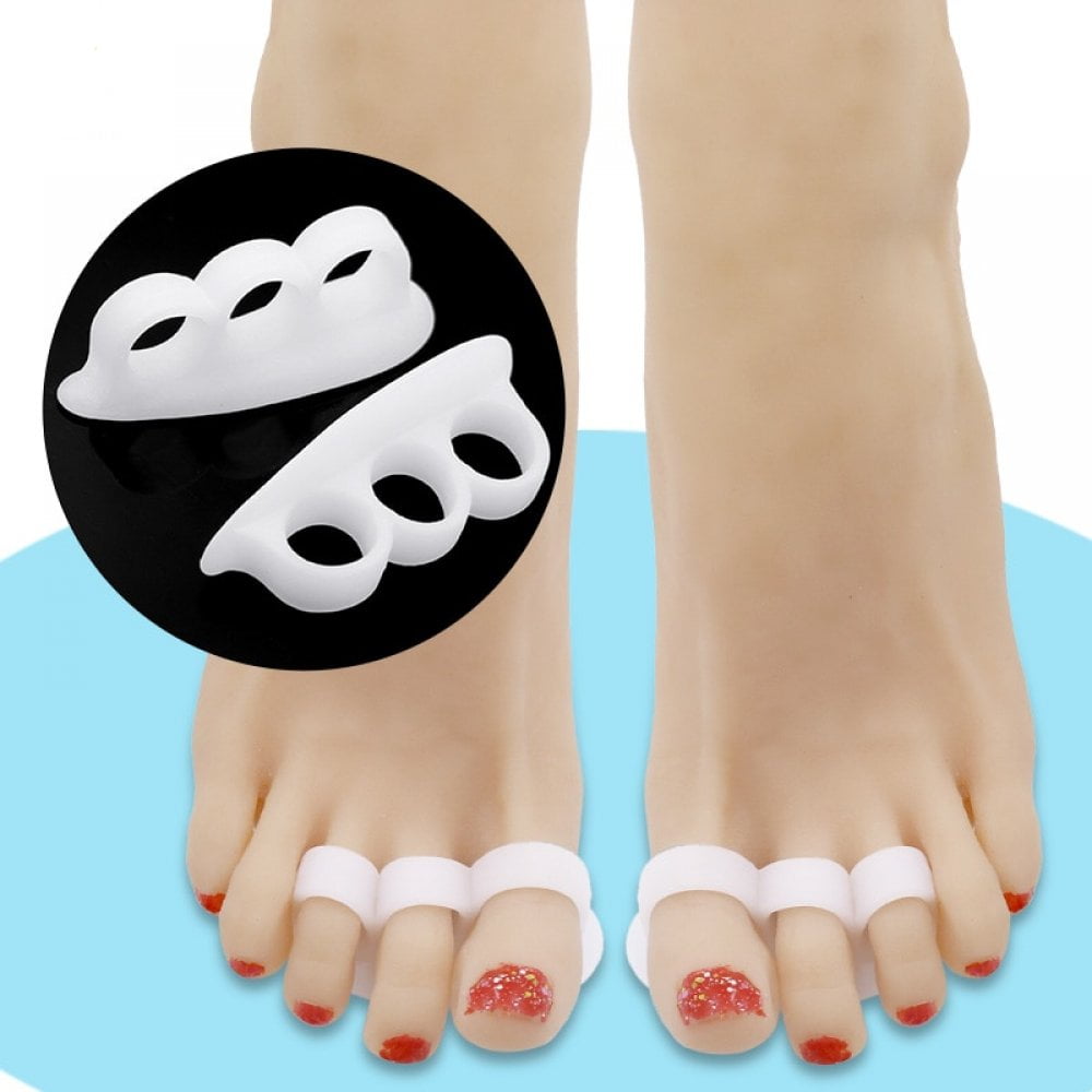 2pcs/1pair Gel Toe Separators, Stretchers Alignment Overlapping Toes
