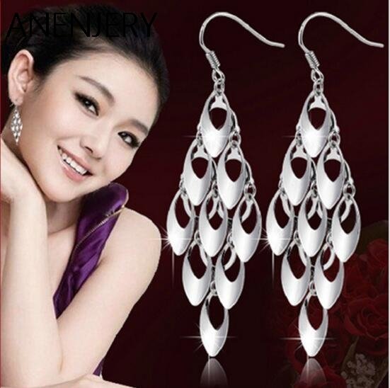 Starchenie Long Leaf Dangle Drop Earrings For Women 925 Sterling Silver...