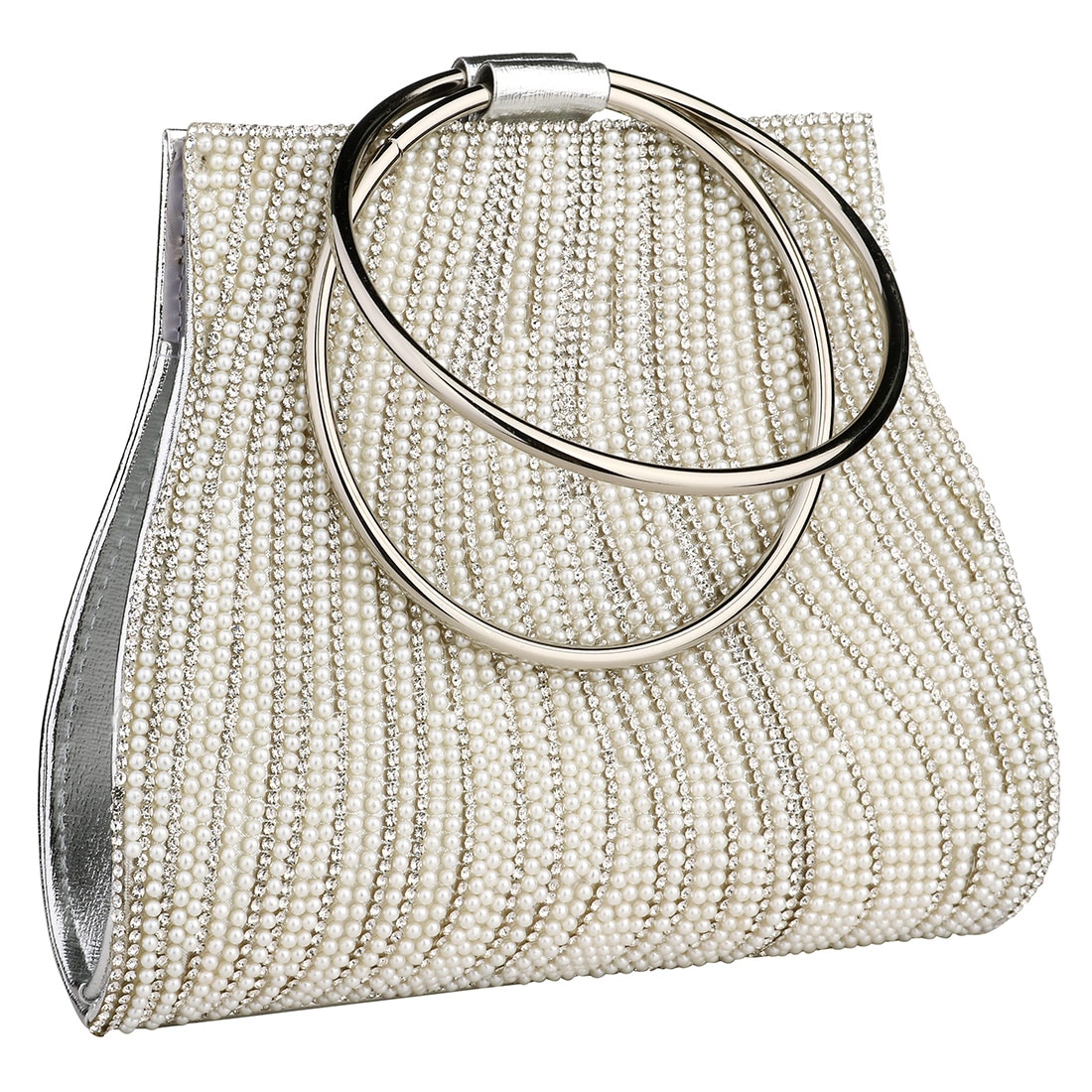 Woman Evening Bag, Diamond Rhinestone Clutch, Crystal Day