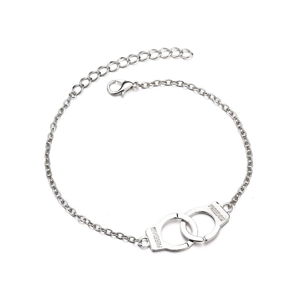 Hot Sale Vintage Silver Color, Handcuffs Anklets for Women ...