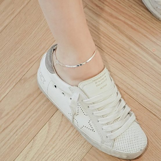 100 925 Sterling Silver Fashion , Ladies 'Anklet , Female Anklets
