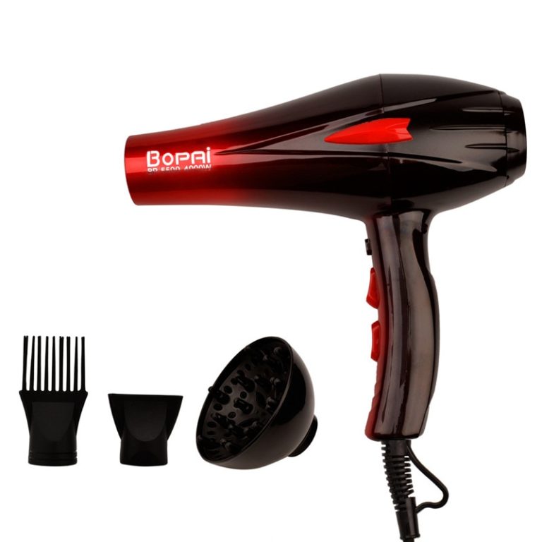 4000W Professional Travel Hair Dryer , Diffuser Electric Rotating Blow ...