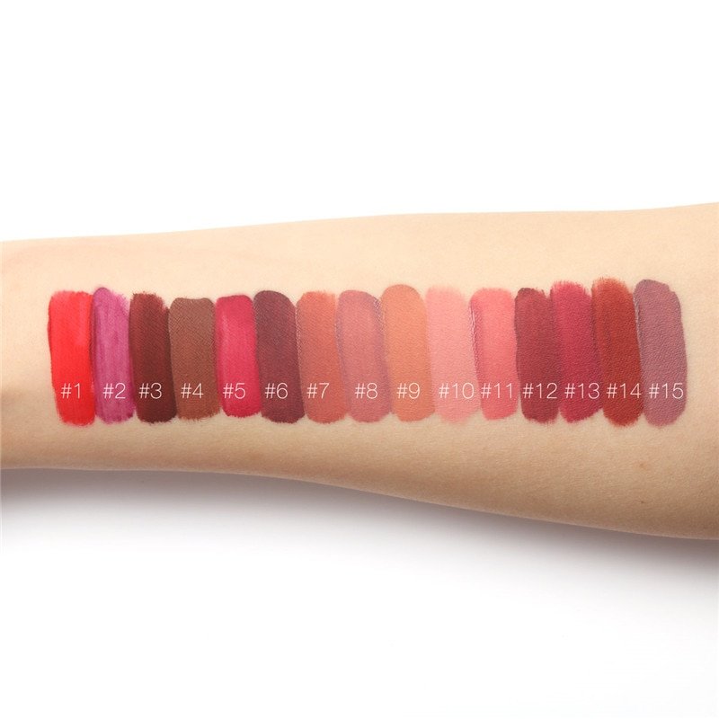 Matte Lip Gloss Sexy Liquid Lip Gloss Matte Long Lasting Waterproof