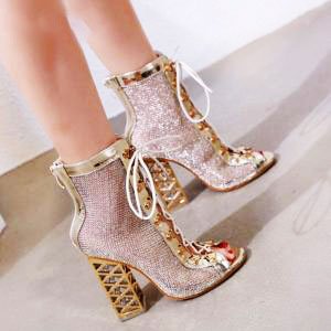 bling gladiator sandals