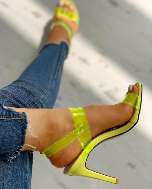 Hot Women Shoes , Sexy Transparent Heels, Fashion Shoes ,Casual Clear ...