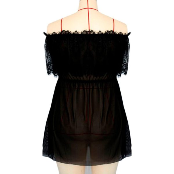 black night dress ladies