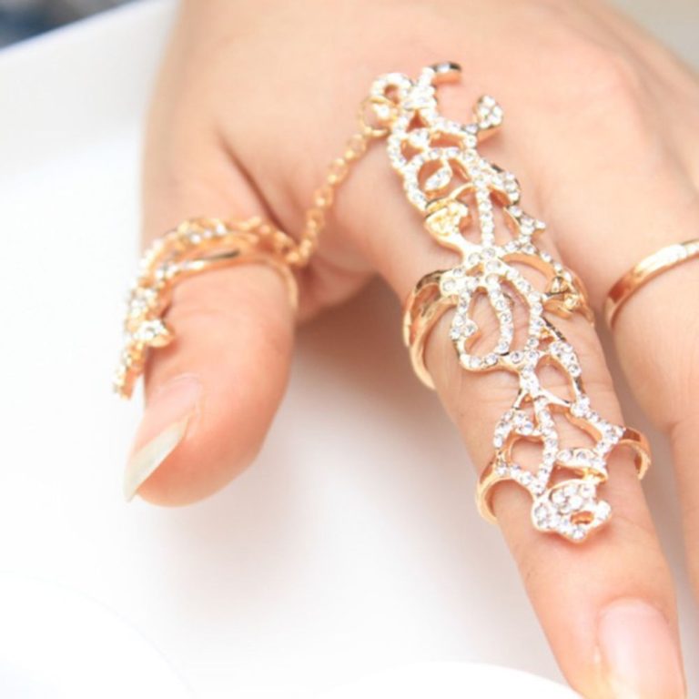New Fashion 2020 , Women's Double Finger Ring , Thumb Ring ,Link Ring
