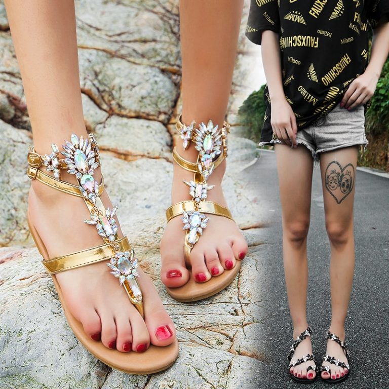 Boho Ethnic Flat Sandals
