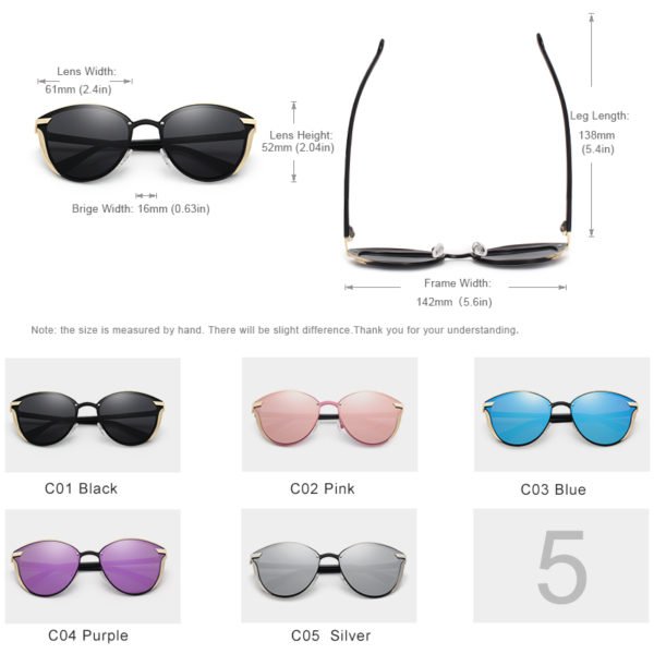 Cat Eye Sunglasses , Women Polarized , Fashion Ladies Sun Glasses, #NP