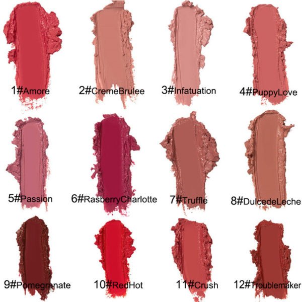 Sexy Women Lipstick Waterproof Long Lasting Moist Lip Gloss Vivid