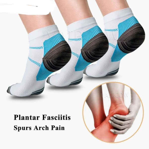 Compression Socks For Plantar Fasciitis Foot , Pad Heel Spurs Arch Pain ...
