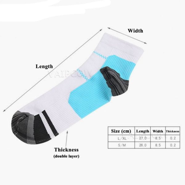 Compression Socks For Plantar Fasciitis Foot , Pad Heel Spurs Arch Pain ...