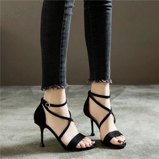 high heels open