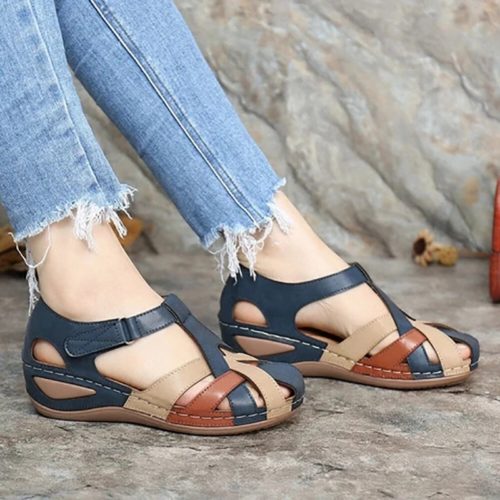 Fashion Women Sandals , Waterproof, On Round Female Slippers, Casual ...